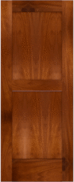 Flat  Panel   Adams  Mahogany  Doors